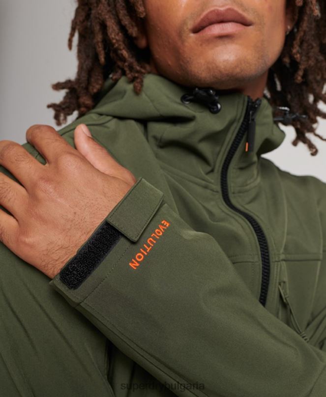 Superdry облекло N00H1063 каки мъже трекер яке