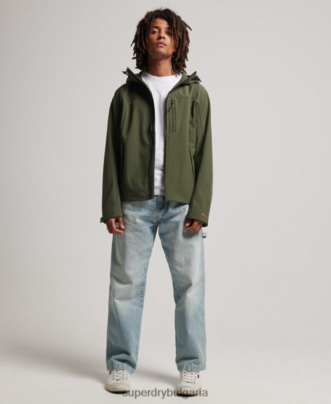 Superdry облекло N00H1063 каки мъже трекер яке