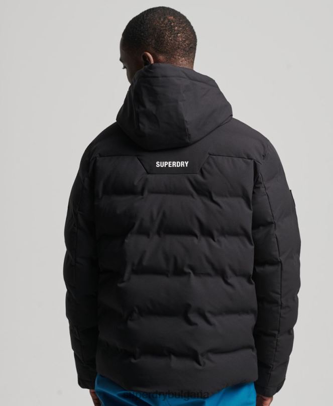 Superdry облекло N00H1066 черен мъже ски радар про пухено яке