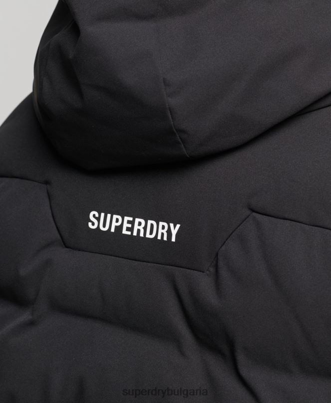 Superdry облекло N00H1066 черен мъже ски радар про пухено яке