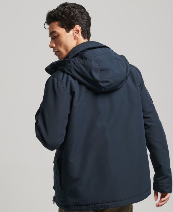 Superdry облекло N00H1078 военноморски флот мъже ultimate sd яке с ветровка