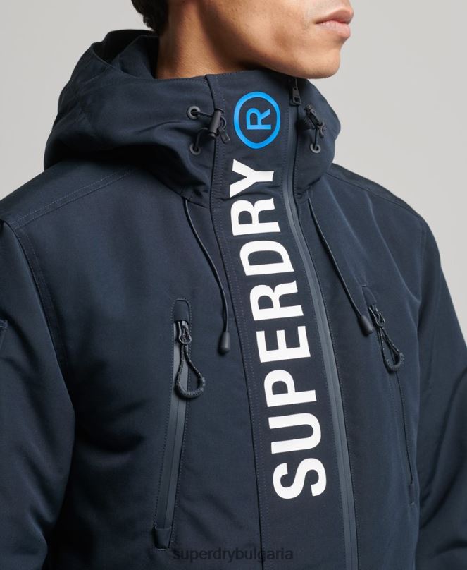 Superdry облекло N00H1078 военноморски флот мъже ultimate sd яке с ветровка