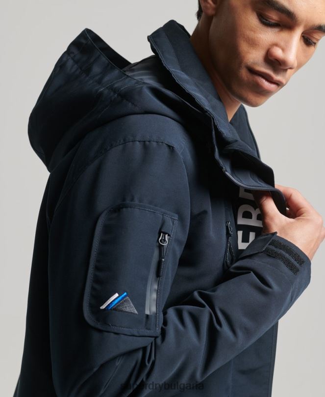 Superdry облекло N00H1078 военноморски флот мъже ultimate sd яке с ветровка