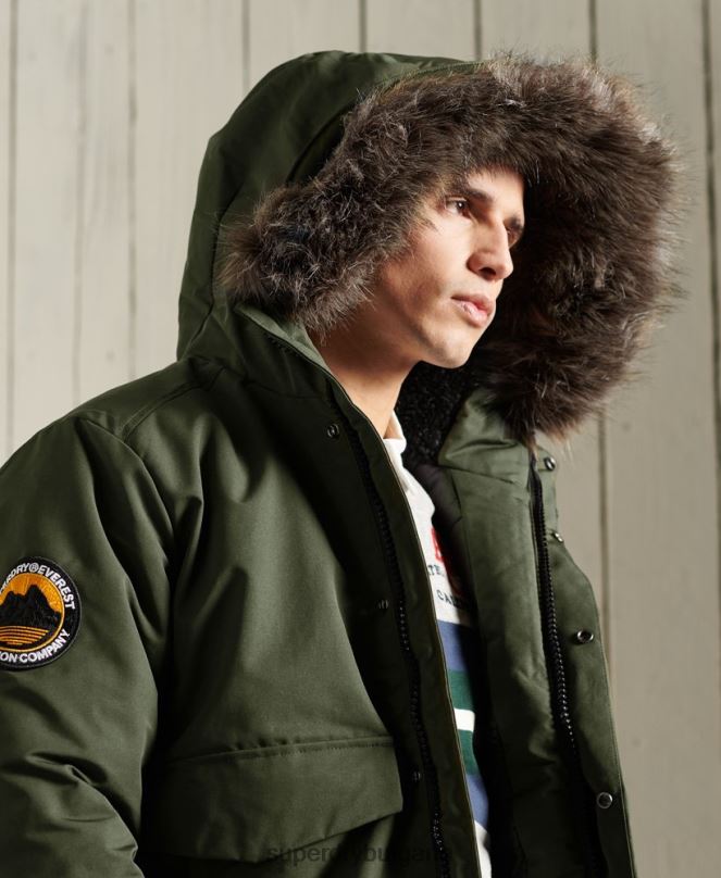 Superdry облекло N00H1084 каки мъже бомбър яке Everest