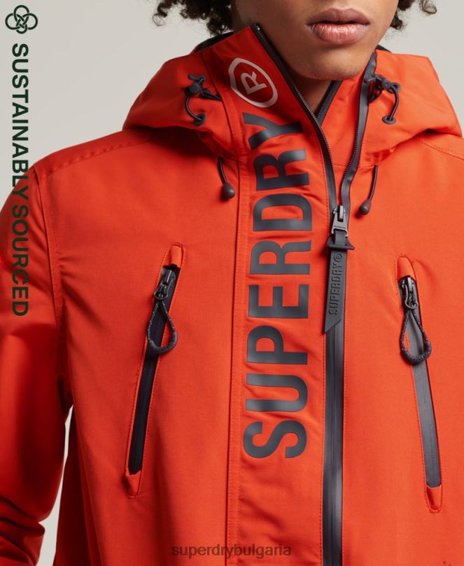 Superdry облекло N00H1091 оранжево мъже ultimate sd яке с ветровка
