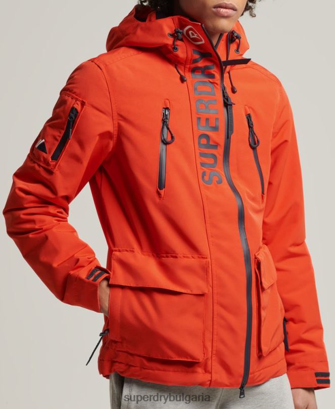 Superdry облекло N00H1091 оранжево мъже ultimate sd яке с ветровка