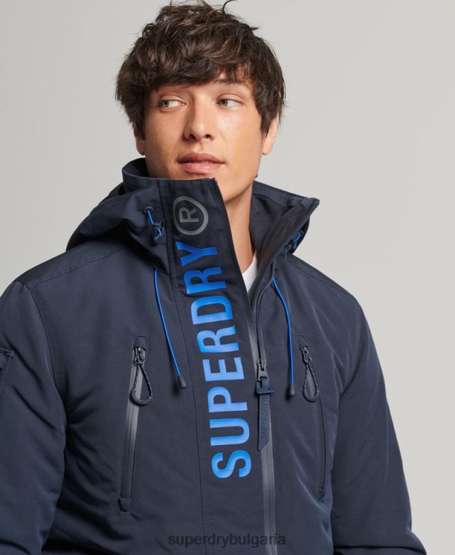 Superdry облекло N00H1092 военноморски флот мъже ultimate sd яке с ветровка