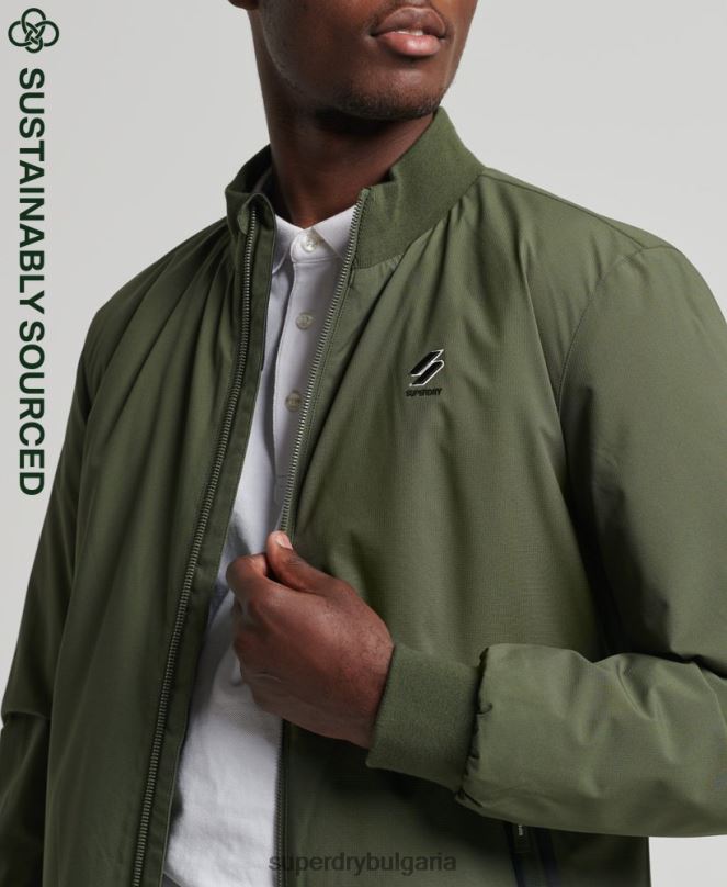 Superdry облекло N00H1096 каки мъже кодово тренировъчно яке харингтън