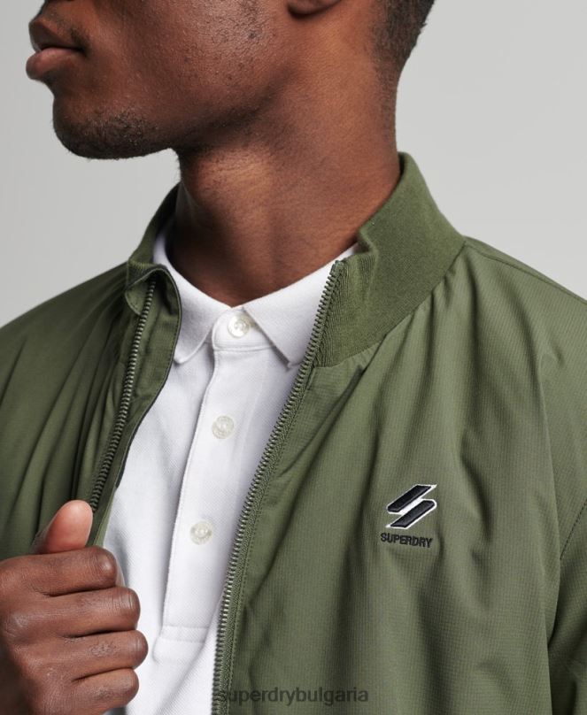 Superdry облекло N00H1096 каки мъже кодово тренировъчно яке харингтън