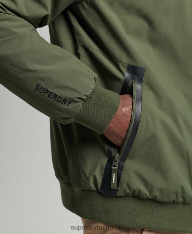 Superdry облекло N00H1096 каки мъже кодово тренировъчно яке харингтън