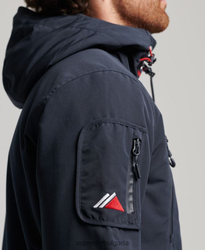 Superdry облекло N00H1101 военноморски флот мъже ultimate sd яке с ветровка