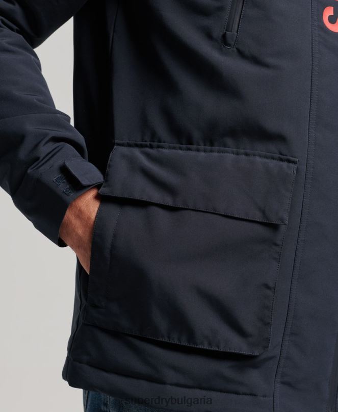 Superdry облекло N00H1101 военноморски флот мъже ultimate sd яке с ветровка