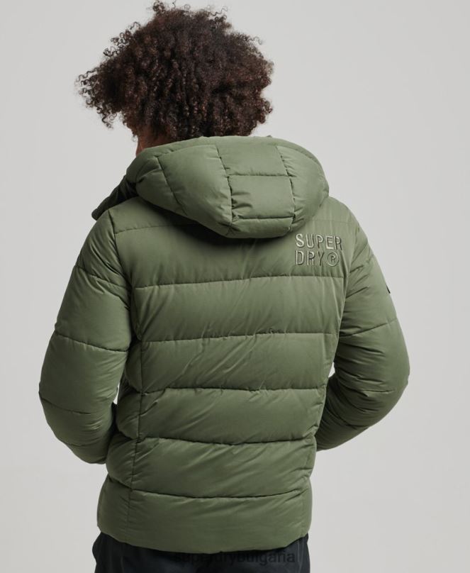 Superdry облекло N00H1114 каки мъже микрофибърно планинско пухено яке