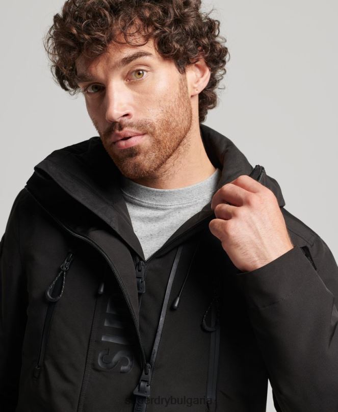 Superdry облекло N00H1119 черен мъже ultimate sd яке с ветровка