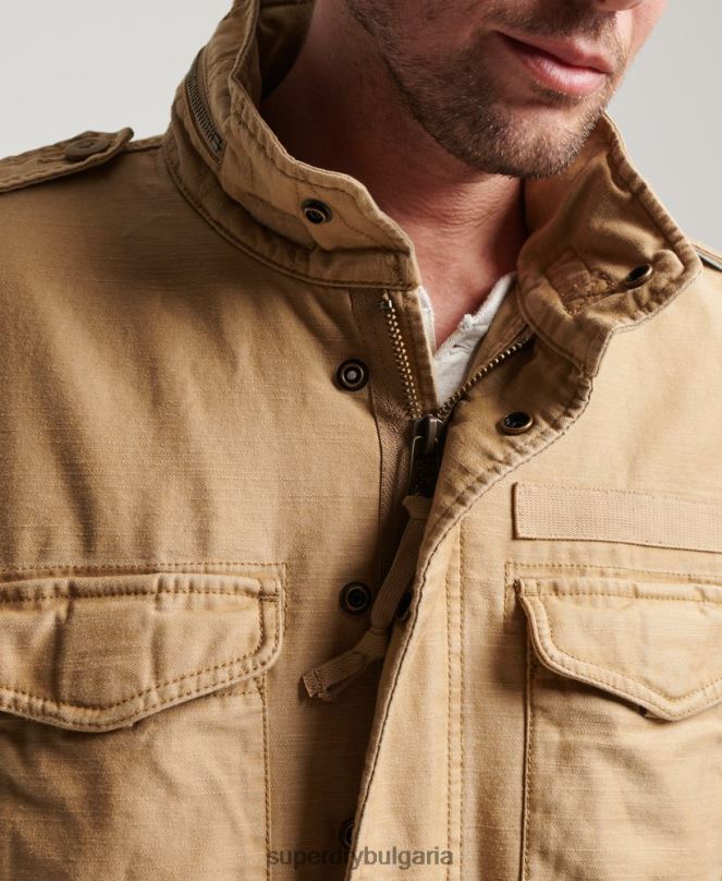 Superdry облекло N00H1127 тен мъже военно яке m65