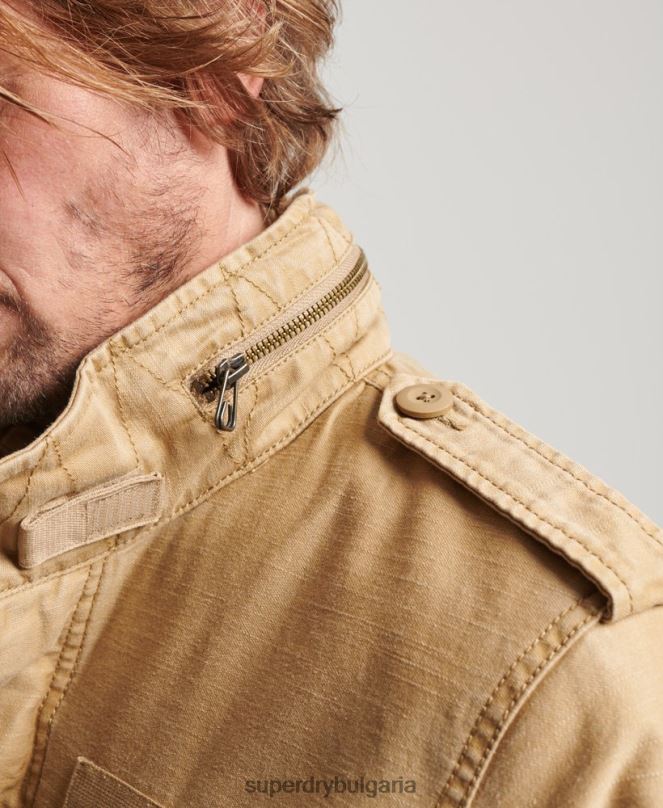 Superdry облекло N00H1127 тен мъже военно яке m65