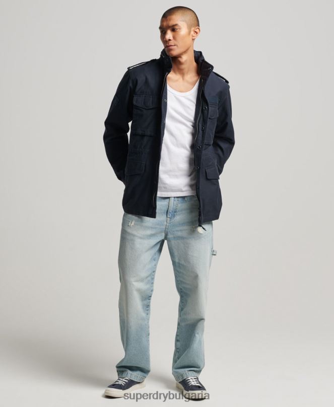 Superdry облекло N00H1130 военноморски флот мъже военно яке m65