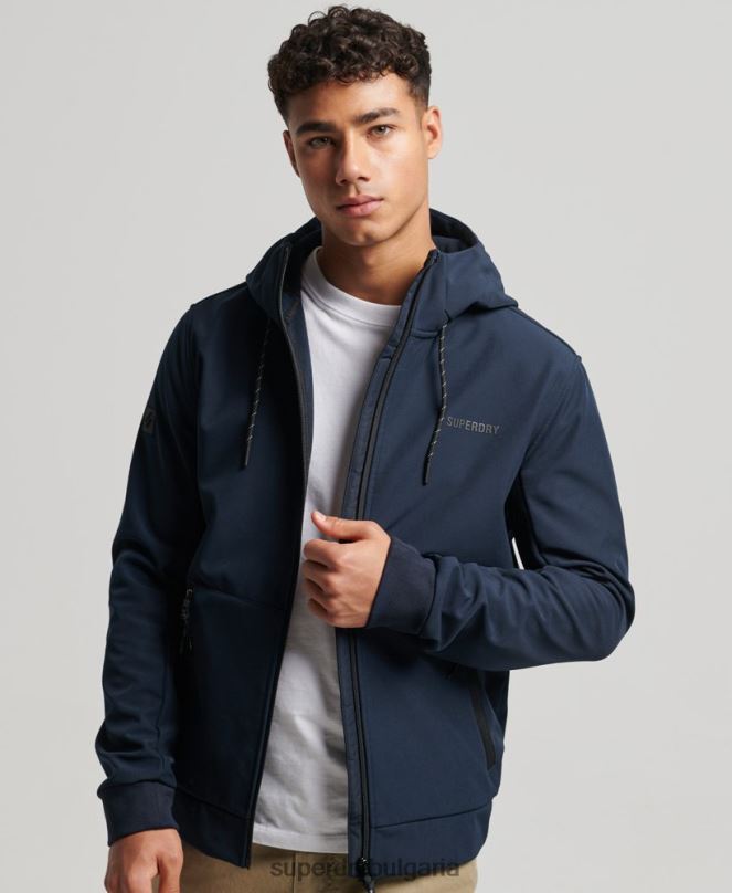 Superdry облекло N00H1139 военноморски флот мъже кодово тек трекер яке