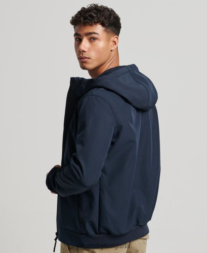 Superdry облекло N00H1139 военноморски флот мъже кодово тек трекер яке