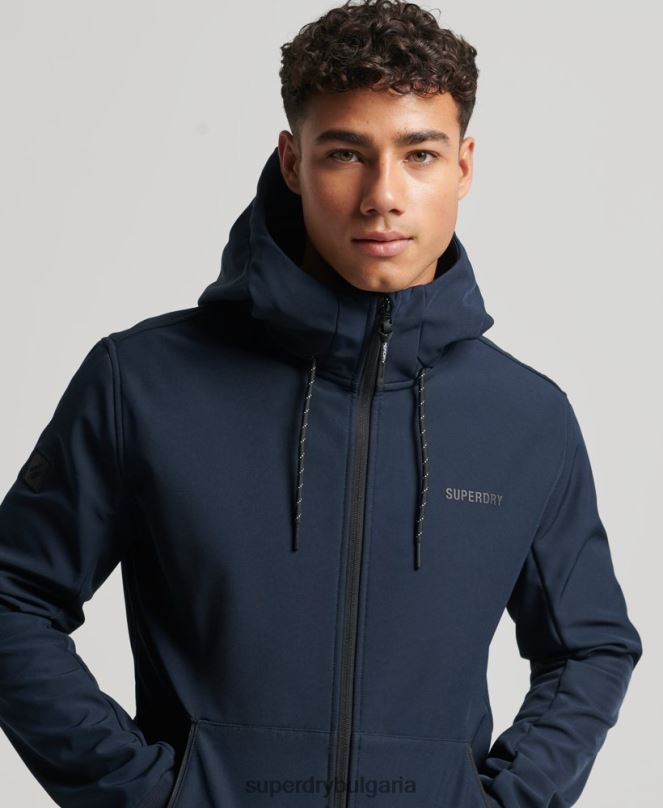 Superdry облекло N00H1139 военноморски флот мъже кодово тек трекер яке