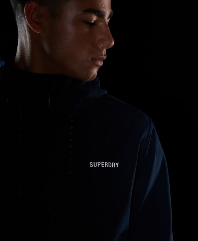 Superdry облекло N00H1139 военноморски флот мъже кодово тек трекер яке