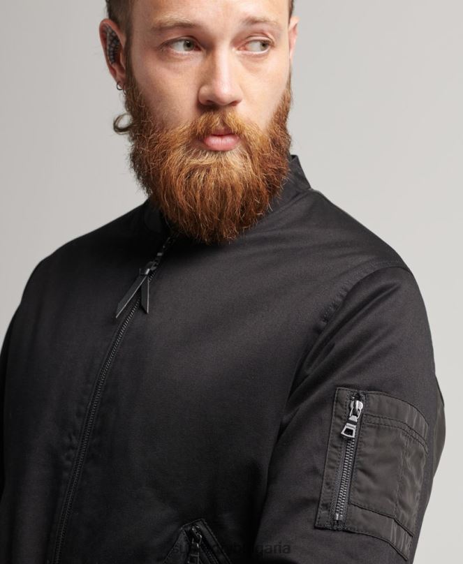 Superdry облекло N00H1142 черен мъже студио ma1 бомбардировач