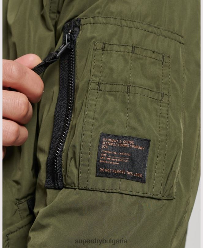 Superdry облекло N00H1144 каки мъже военно бомбено яке
