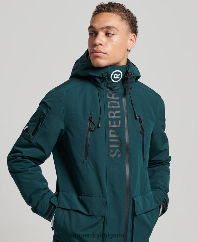 Superdry облекло N00H1152 зелено мъже ultimate sd яке с ветровка