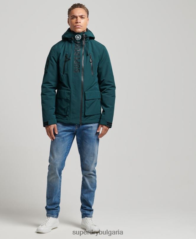Superdry облекло N00H1152 зелено мъже ultimate sd яке с ветровка