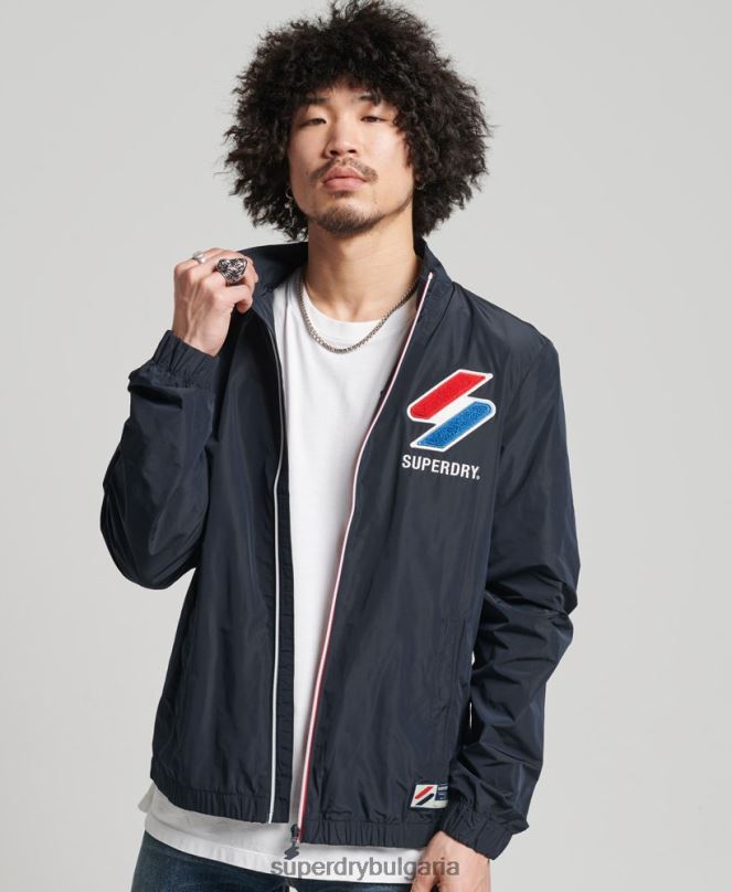 Superdry облекло N00H1153 военноморски флот мъже спортно яке