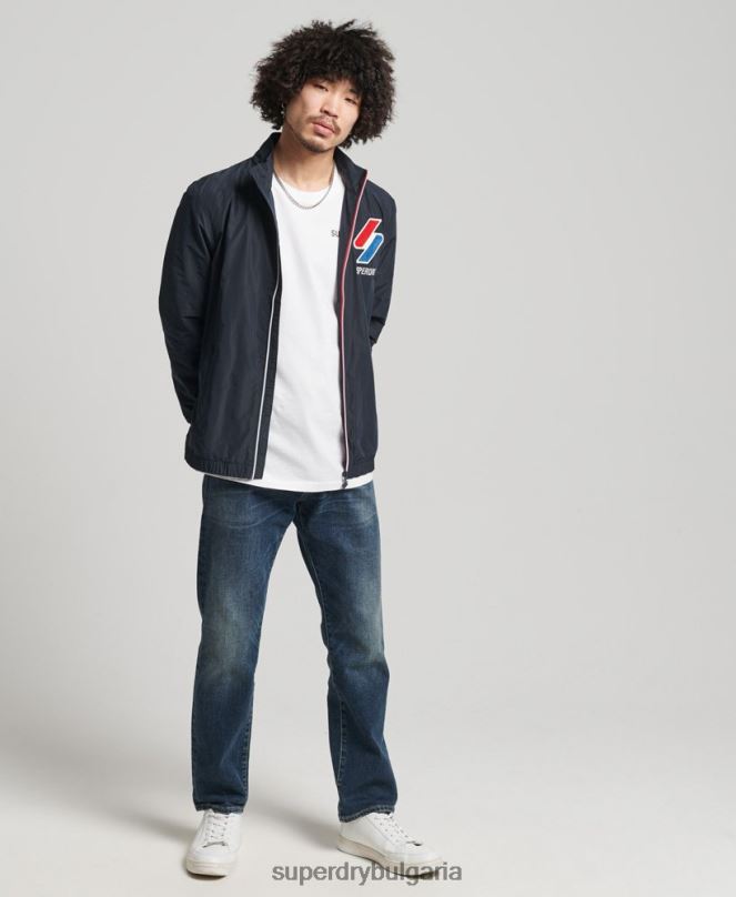 Superdry облекло N00H1153 военноморски флот мъже спортно яке