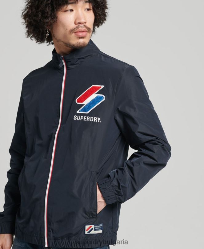 Superdry облекло N00H1153 военноморски флот мъже спортно яке