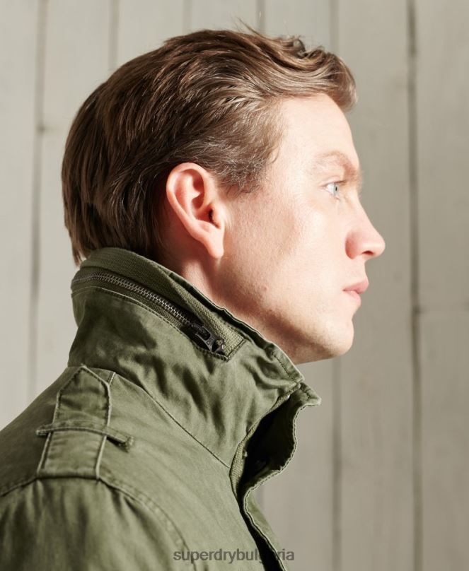 Superdry облекло N00H1164 каки мъже класическо яке за новобранец