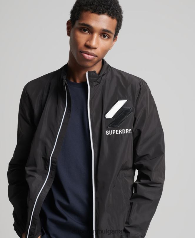 Superdry облекло N00H1172 черен мъже спортно яке