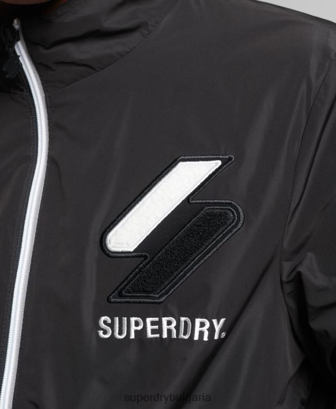 Superdry облекло N00H1172 черен мъже спортно яке