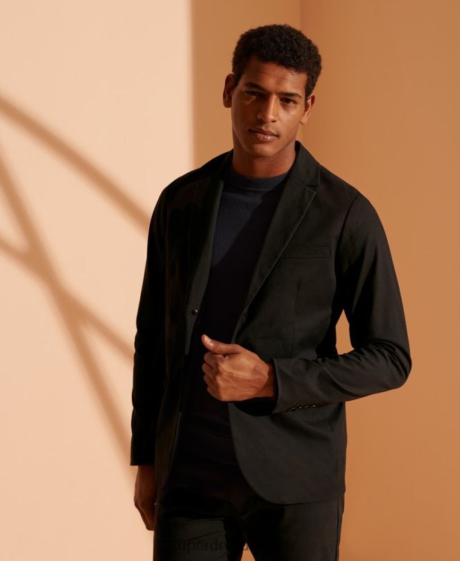 Superdry облекло N00H1173 черен мъже лимитирана серия памучен блейзър