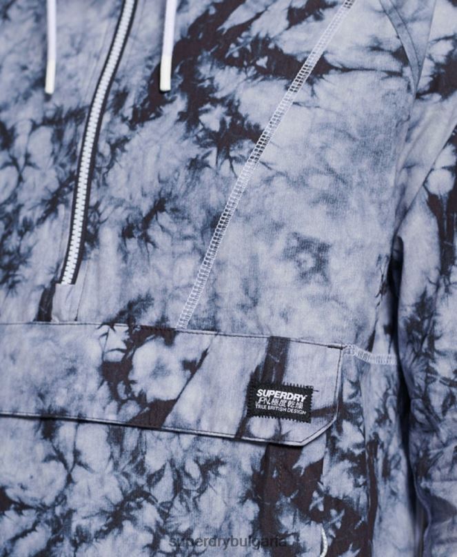 Superdry облекло N00H1182 тъмно сив мъже контрастно горно яке