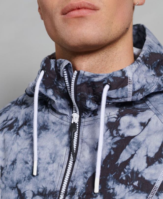 Superdry облекло N00H1182 тъмно сив мъже контрастно горно яке