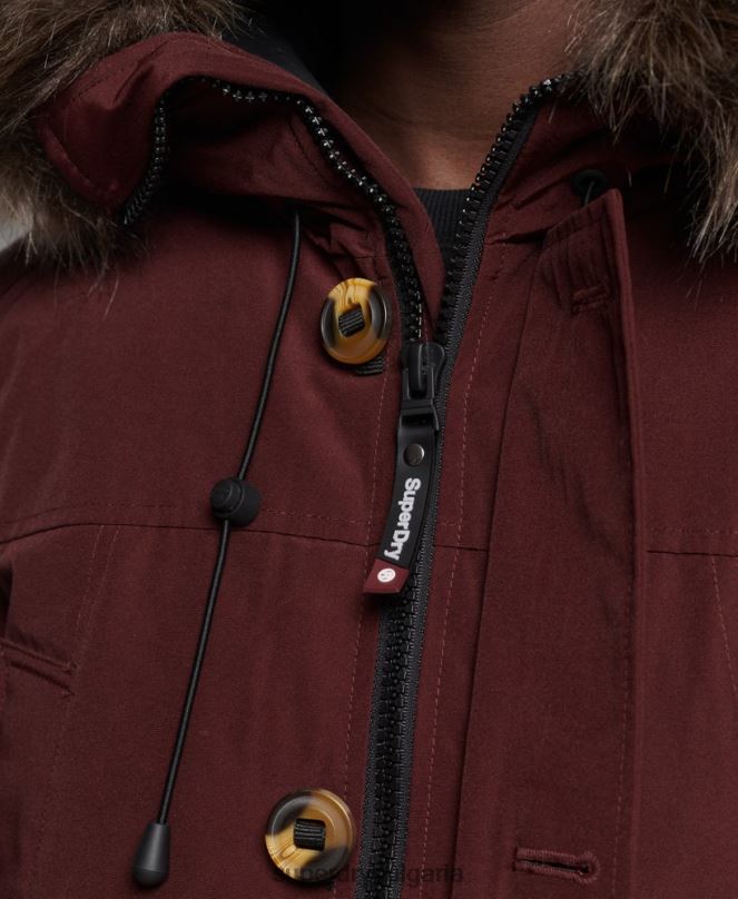 Superdry облекло N00H1185 лилаво мъже пухено яке новобранец