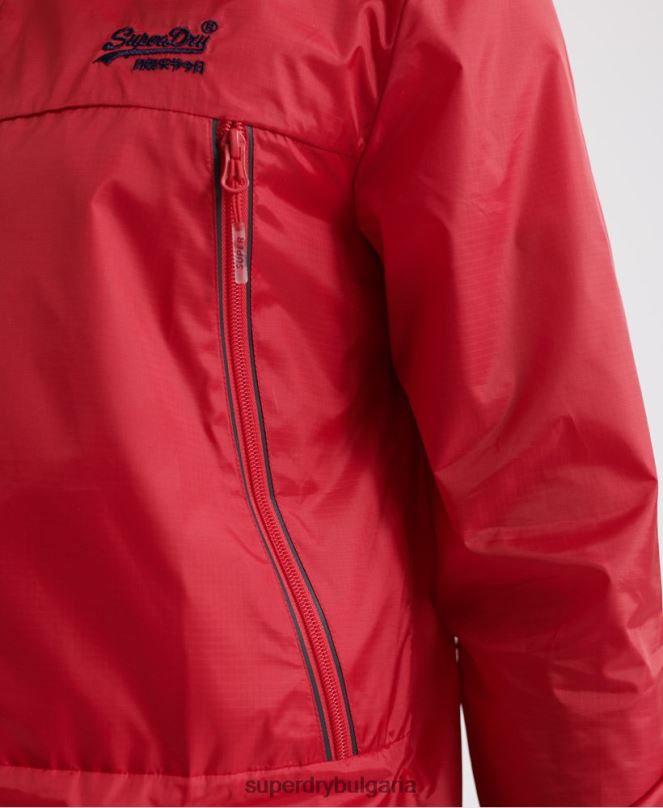 Superdry облекло N00H1186 червен мъже опаковани в морето cagoule