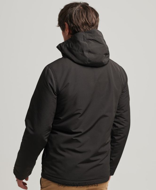 Superdry облекло N00H1187 черен мъже ultimate sd яке с ветровка