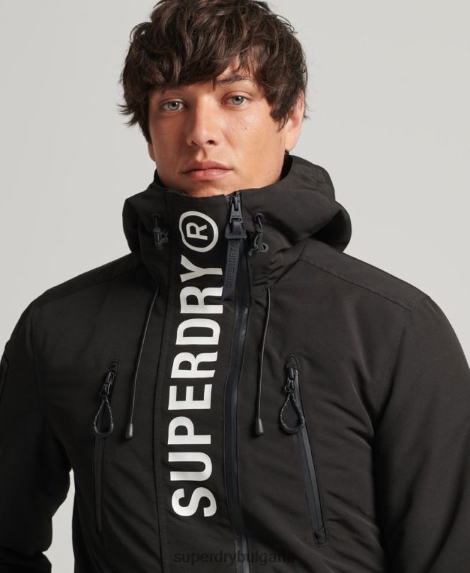 Superdry облекло N00H1187 черен мъже ultimate sd яке с ветровка