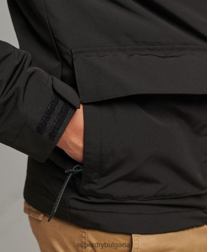 Superdry облекло N00H1187 черен мъже ultimate sd яке с ветровка