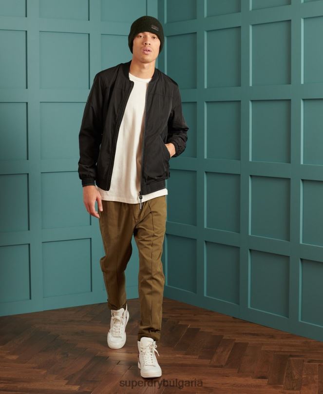 Superdry облекло N00H1196 черен мъже излишни стоки леко бомбардировач яке