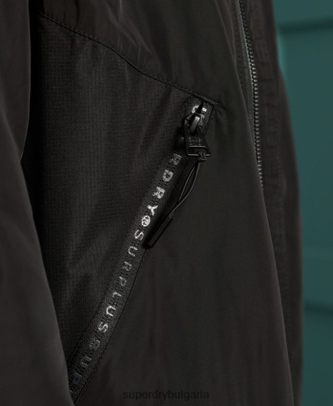 Superdry облекло N00H1196 черен мъже излишни стоки леко бомбардировач яке