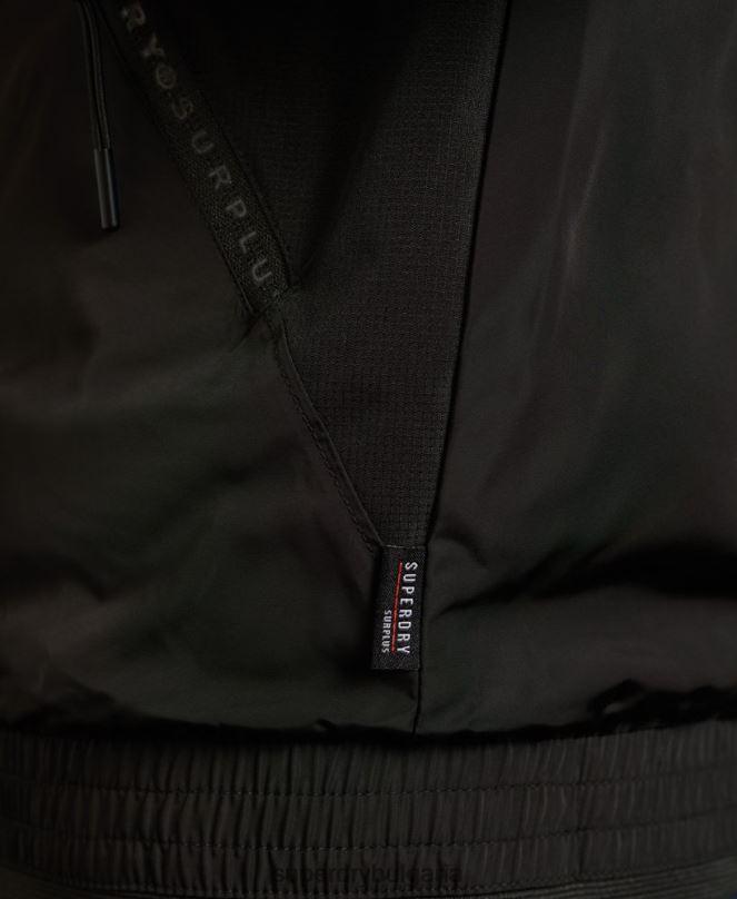 Superdry облекло N00H1196 черен мъже излишни стоки леко бомбардировач яке