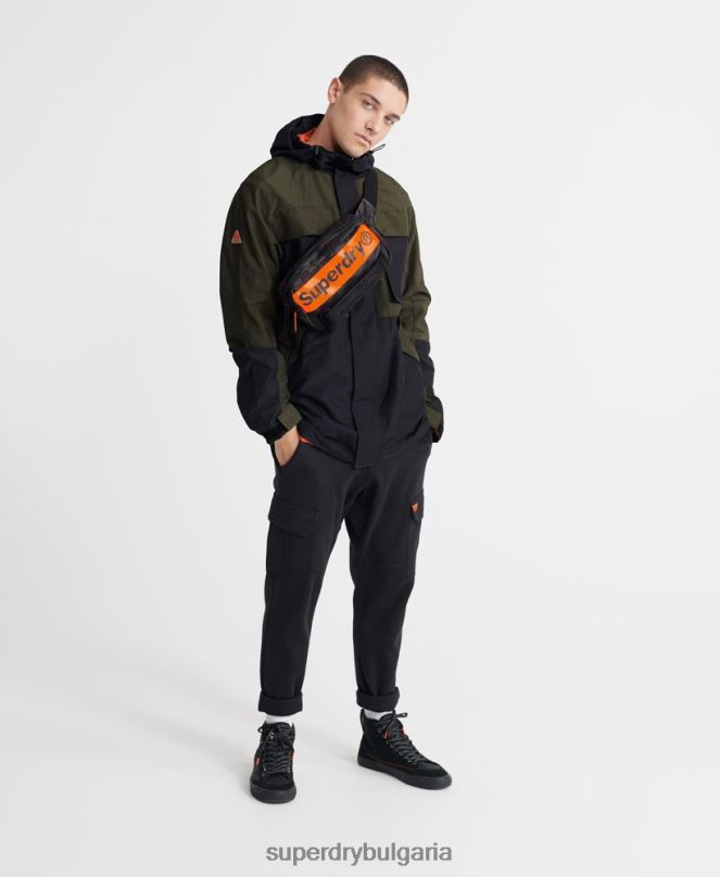 Superdry облекло N00H1198 зелено мъже яке пустинна алхимия с 5 джоба
