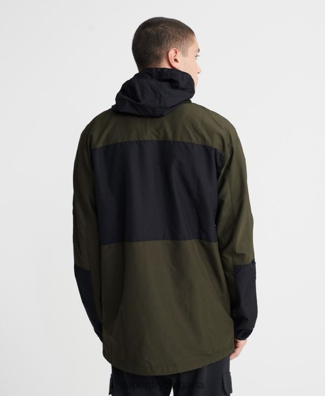 Superdry облекло N00H1198 зелено мъже яке пустинна алхимия с 5 джоба