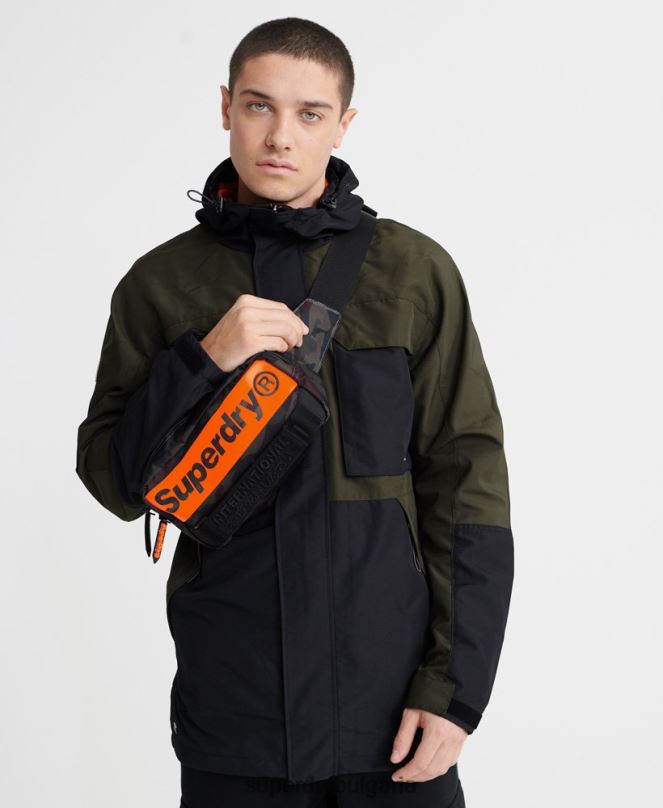 Superdry облекло N00H1198 зелено мъже яке пустинна алхимия с 5 джоба