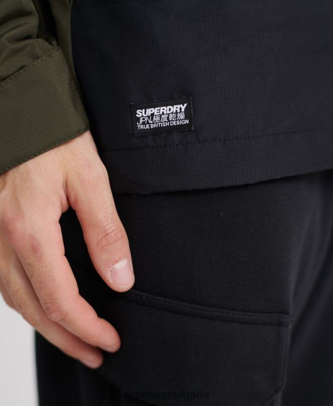 Superdry облекло N00H1198 зелено мъже яке пустинна алхимия с 5 джоба